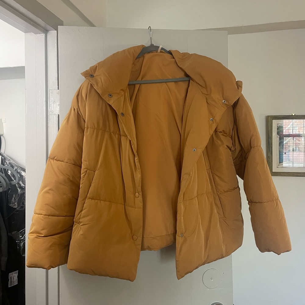 Free People Yellow Puffer
